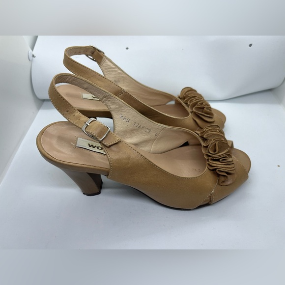 Women’s Sandals, leather, heel - Picture 5 of 5